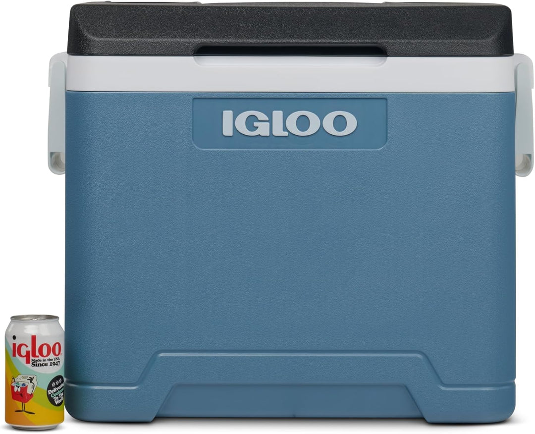 IGLOO IP42C Passiv‑Kühlbox 42l eisblau – robuste Thermobox für Camping 44 L Blau, 44 L Blau