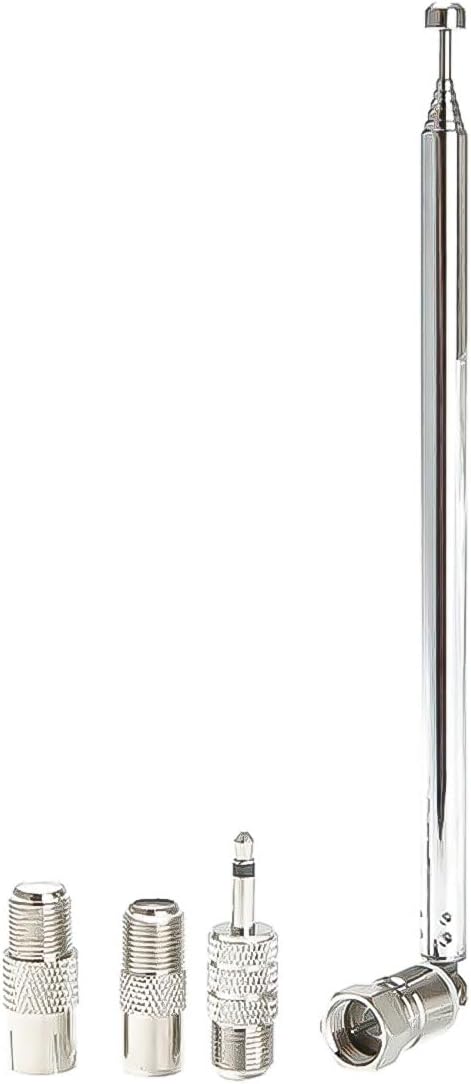 Hsthe Sea UKW-Radioantenne, Teleskop-UKW-Antenne, Ersatz, 6 Abschnitte für Denon Pioneer Marantz Bos