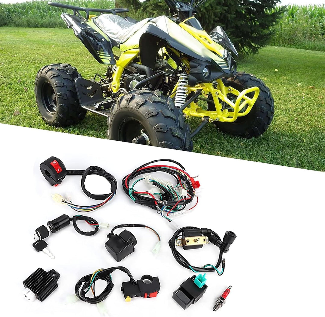Kabelbaum Magnetspulengleichrichter CDI-Kit Passend für 50cc 70cc 110cc 125cc ATV Quad Bike quad 125