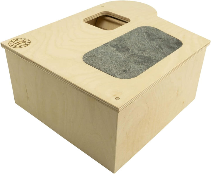 Getzoo Wohnhaus Nido mit Schieferdach 25x25 cm | Geeignet für Zwerghamster & Goldhamster | Geräumig