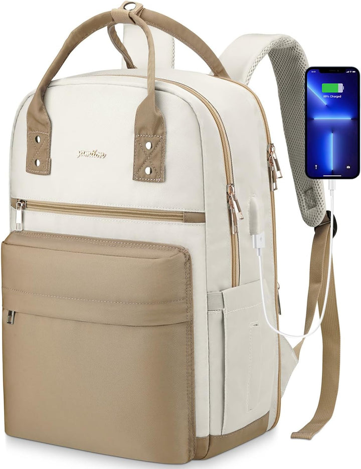 YAMTION Rucksack Laptop Damen,Schulrucksack Mädchen Teenager Schultasche Frauen für Schule Uni Reise