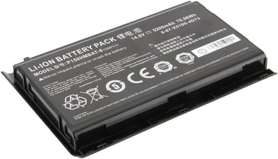 7XINbox 14.8V 5200MAH 76.96WH P150HMBAT-8 Ersatz Akku Batterie für CLevo P150HM P151HM Sager NP8150