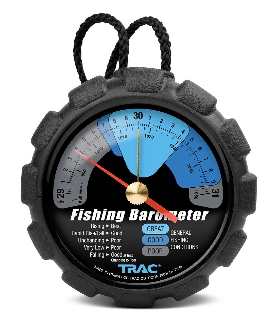 TRAC Outdoor T3002 Fishing Barometer