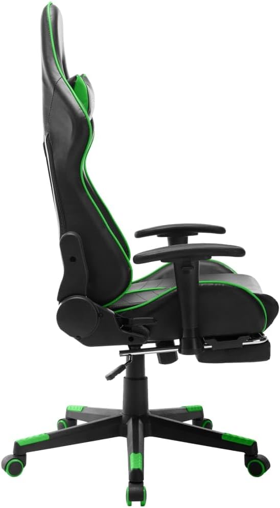 vidaXL Gaming Stuhl mit Fussstütze Höhenverstellbar Chefsessel Bürostuhl Schreibtischstuhl Sportsitz