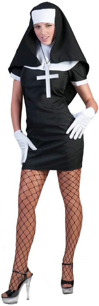 Sexy Nonne Anna Kostüm Gr. 44 46