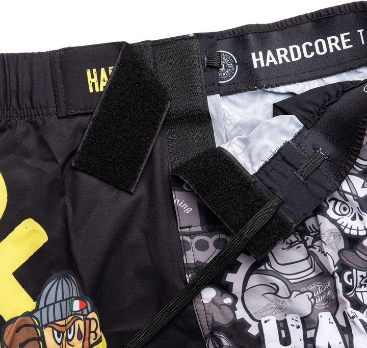 Hardcore Training Fight Shorts Kurze Hose Herren MMA BJJ Grappling Fitness Boxen Muay Thai No Gi XL