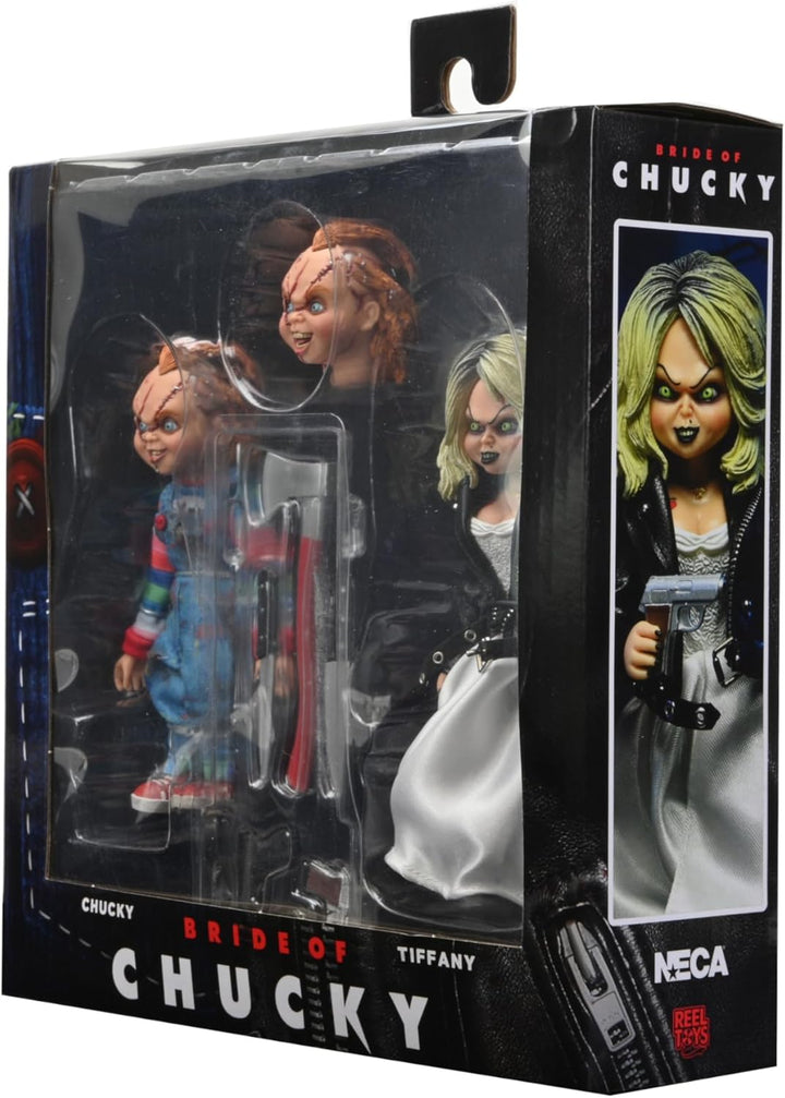 Chucky - Clothed Chucky & Tiffany - Figurined articulée 14cm