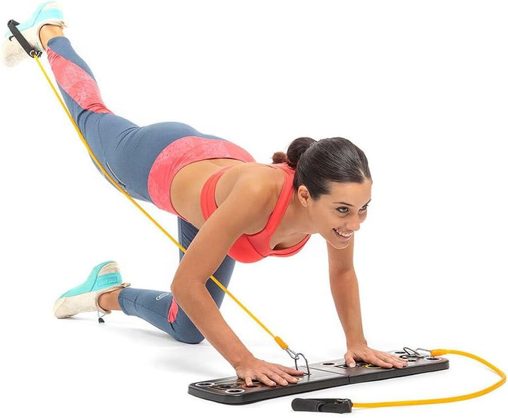 InnovaGoods - Multifunktions-Push-up-Board, Fitness Board Balance, Ganzkörpertraining zuhause, Abneh