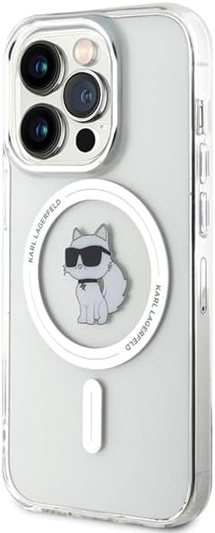 KARL LAGERFELD KLHMP15LHFCCNOT Hülle für iPhone 15 Pro 6.1" transparent hardcase IML Choupette