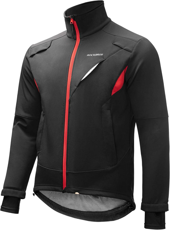 ROCKBROS Winter Jacke/Hose Fahrradbekleidung Herren Fahrrad Radjacke Lange Windjacke Radhose Freizei