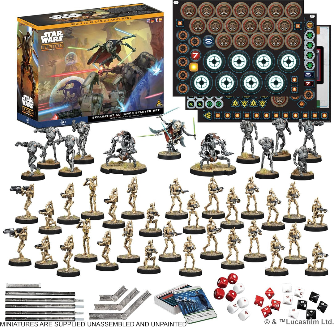 Asmodee, Star Wars: Legion – Separatist Alliance Starter Set (Separatistenallianz-Starterset), Atomi