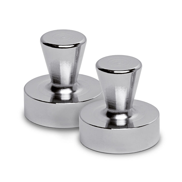 MAUL Neodym Kegelmagnet Ø32x33mm (2 Stück) | Magnete mit hoher Haftkraft für Magnettafel, Whiteboard