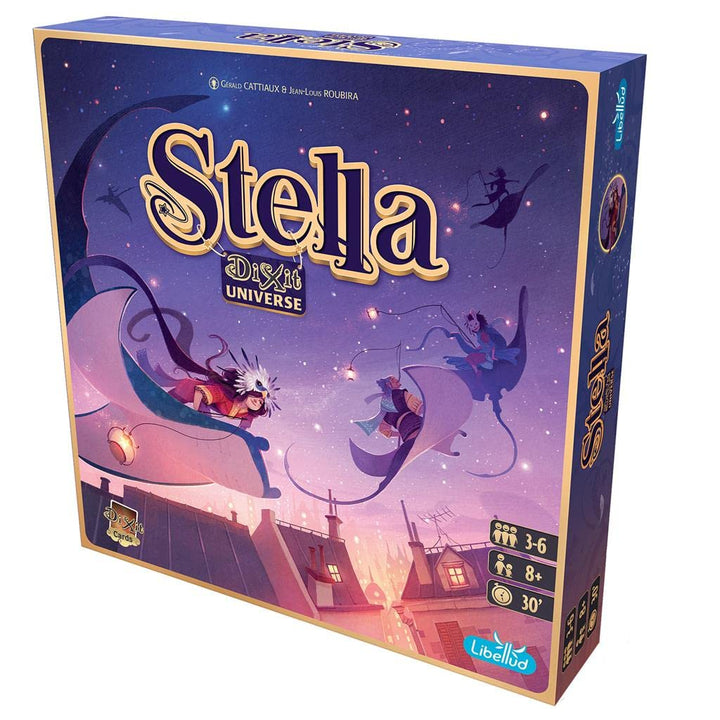 ASMODEE UNbox Now-Stella Dixit Universe-Brettspiel in Spanisch und Portugiesisch, Kunststoff, único
