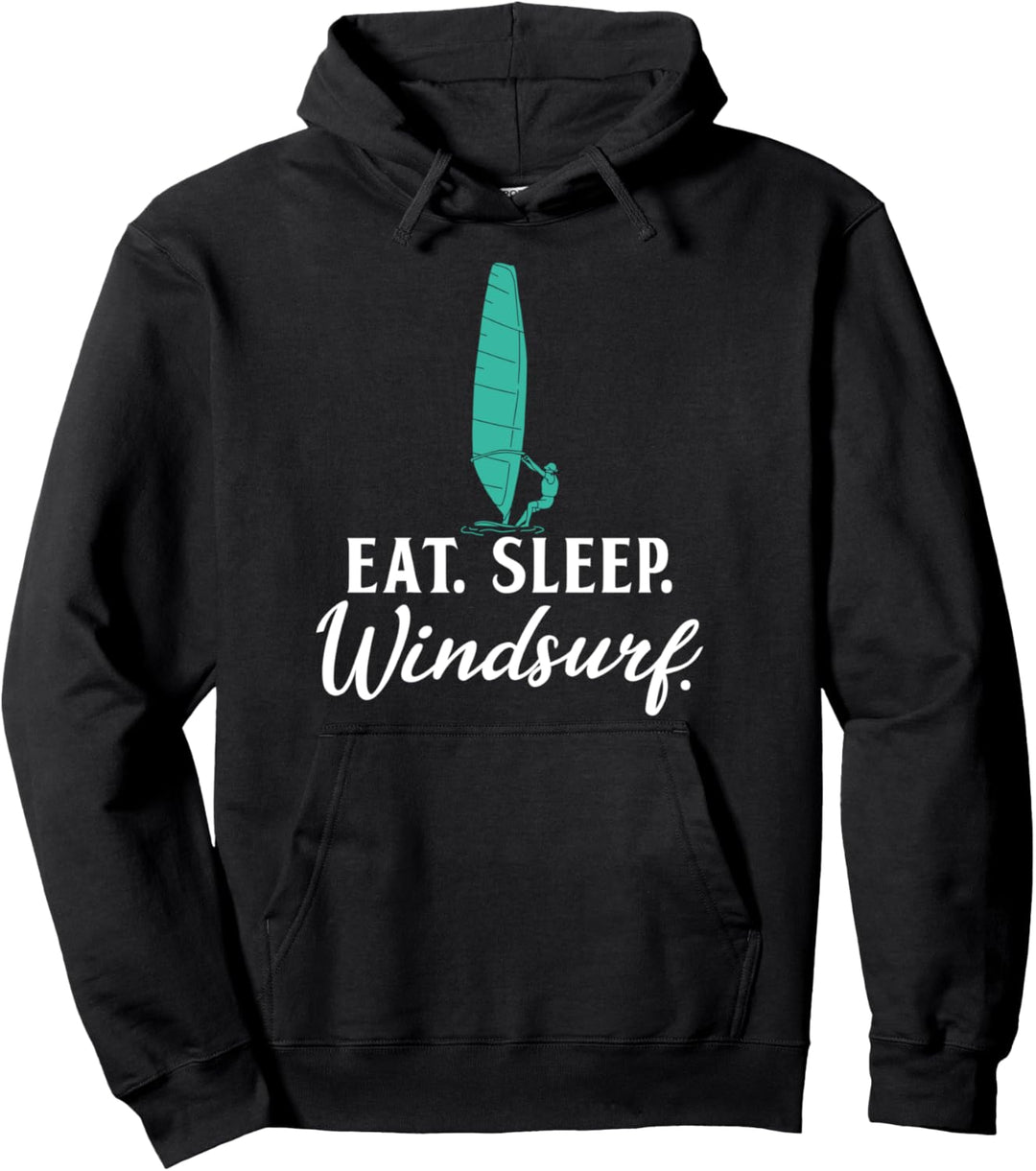 Essen Erholung Windsurf Windsurfen Sailboarder Windsurfer Pullover Hoodie