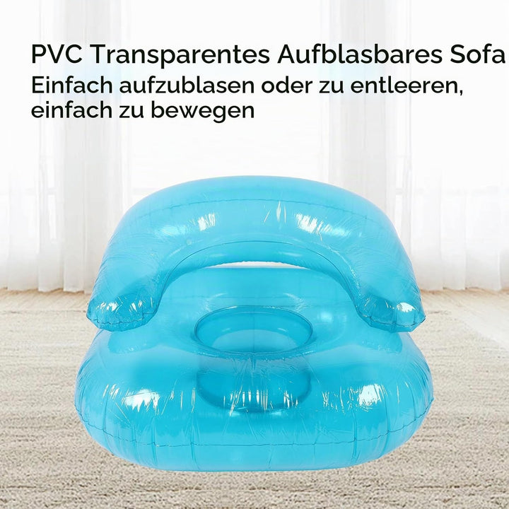 Transparenter Ergonomischer Blow -up -Stuhl, Verbesserung des Wohnraums Einzigartiger Aufblasbarer S