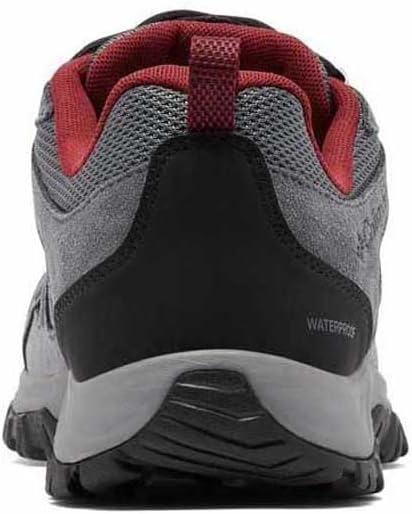 Columbia Redmond III WP wasserdichte Wanderschuhe für Herren 40 EU Grau, 40 EU Grau