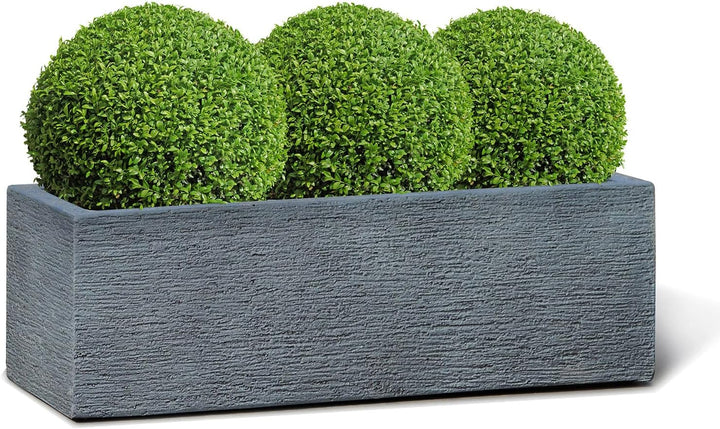 ESCHBACH® Pflanzkübel Box 60 Stein Grau Rechteckig * 60 x 20 x 20 cm * 10 Jahre Garantie 60x20x20, 6