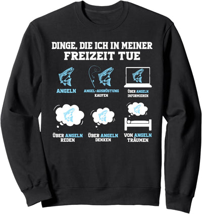 Angeln Fischen Fischer Sweatshirt
