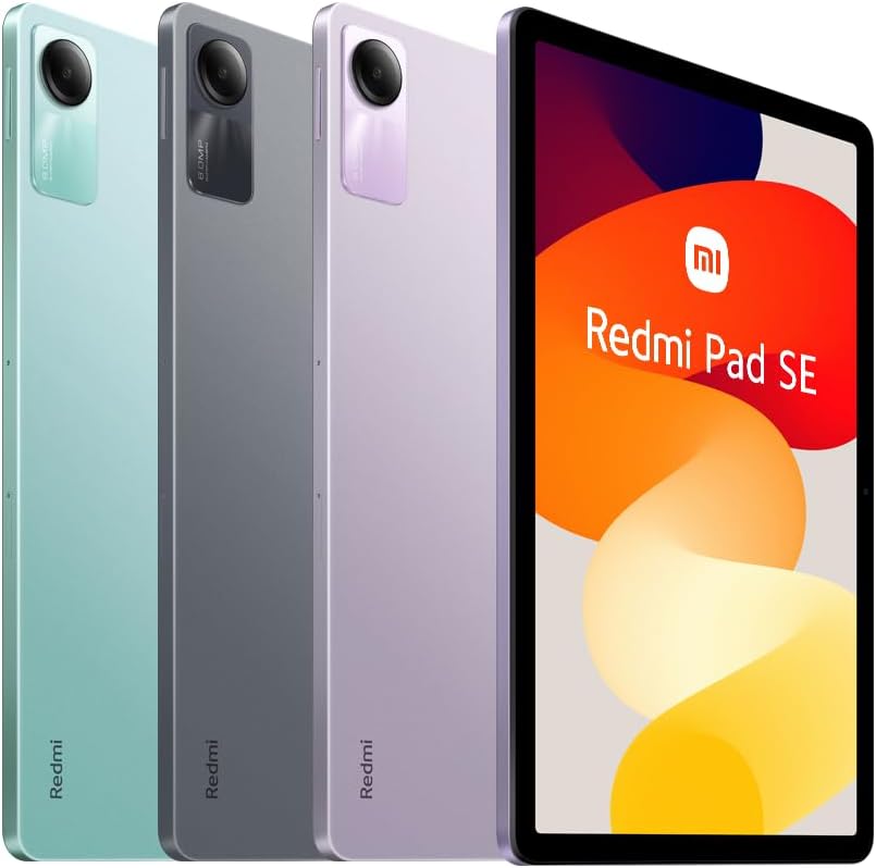 Xiaomi Redmi Pad SE Android Tablet, 11" FHD+Display, WiFi, 8000mAh Akku, MIUI 14, 4+128G(1TB TF), Vi