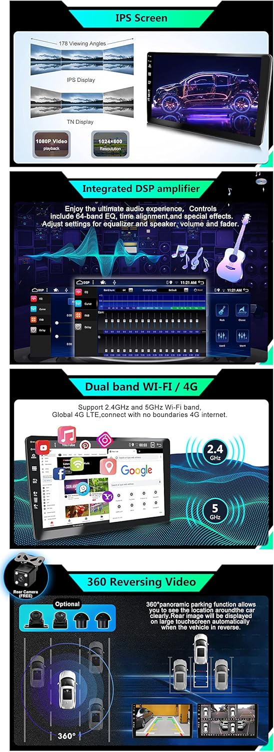 SXAUTO Android 12 IPS Autoradio für Nissan X-Trail Qashqai J11 Rouge(2014-2018) - Eingebaut Carplay/