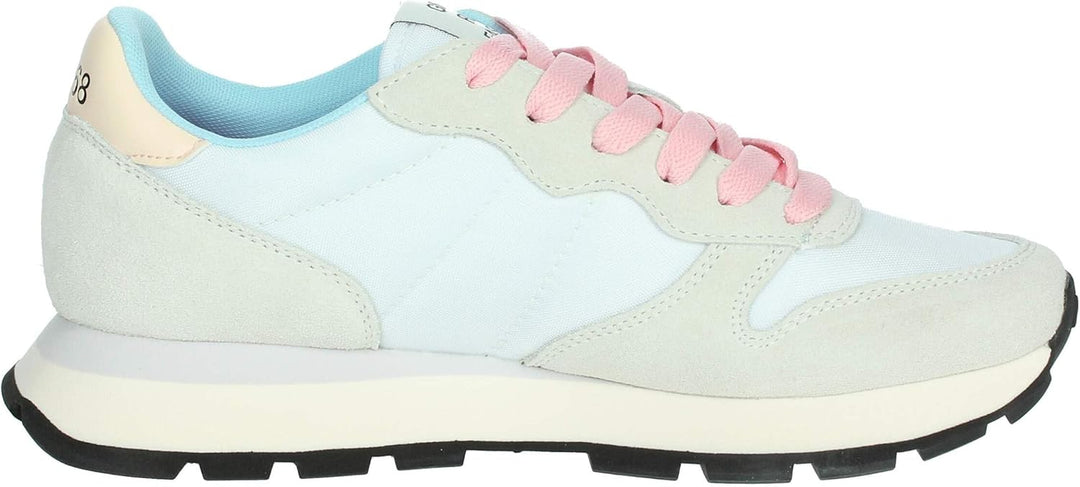 SUN68 Unisex Ally Solid NylonSneaker 41 EU Weiss, 41 EU Weiß
