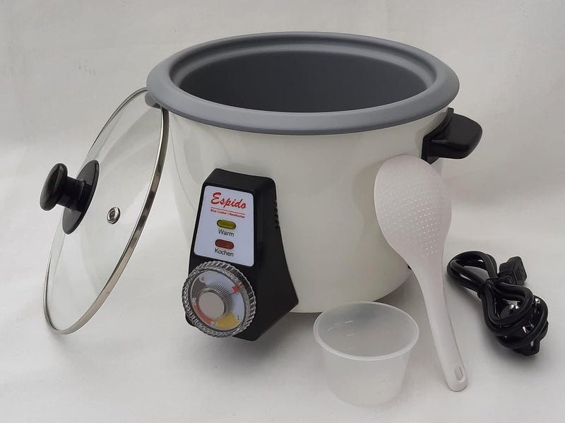 Persischer Reiskocher mit Tahdig Reiskuchen Tadig Reiskruste (3-4 Personen - 1,2 L - 500 Watt -