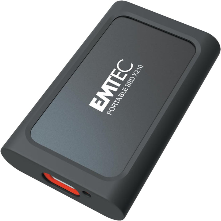 Emtec Externe SSD-Festplatte X210 Elite 512 GB – abwärtskompatibel mit USB 3.2 Gen1 und 2.0 – 3D NAN