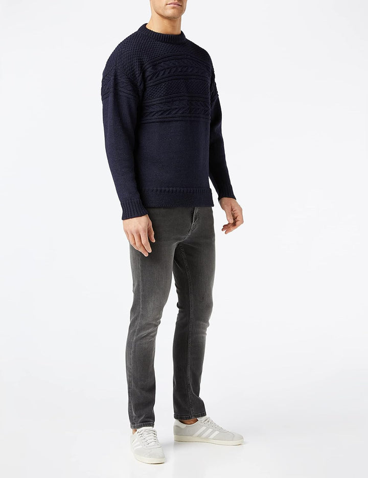 Nauticalia Crew Neck Guernsey Navy L, Navy L