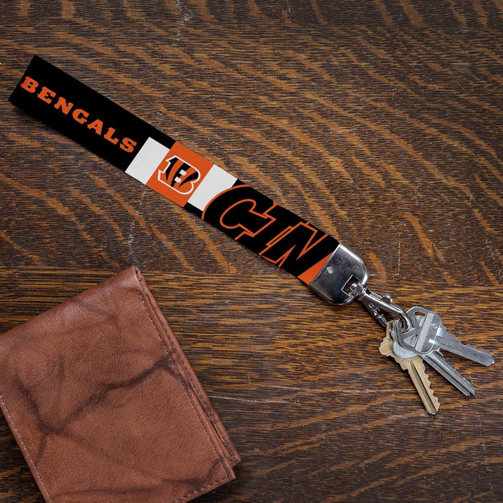Rico Industries NFL Football Cincinnati Bengals Handgelenk-Schlüsselband, niedlicher Handgelenkrieme