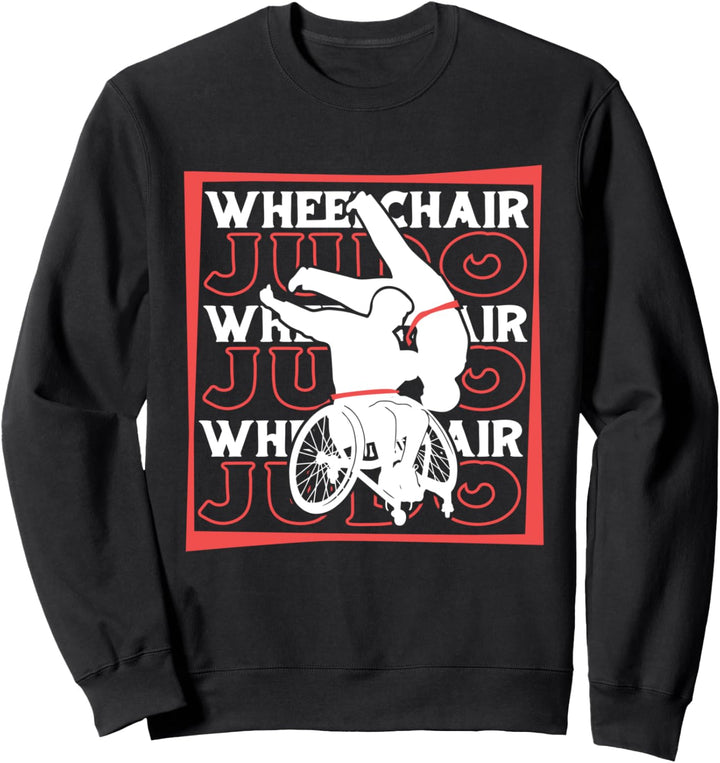 Judoka Rollstuhl - Selbstverteidigung Bodenkampf Judo Sweatshirt