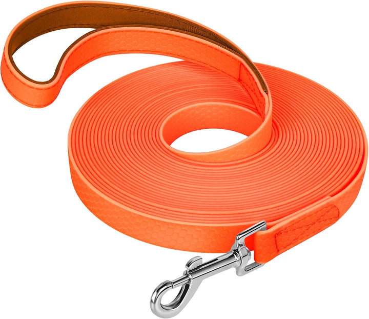 IOKHEIRA Trainingsleine für Hunde, wasserdichte Hundeleine mit Gepolstertem Griff 5m/10m/15m/20m, PV
