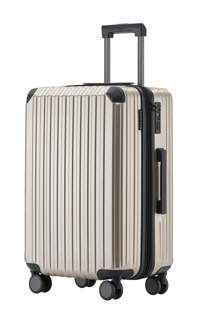 M816 TSA-Schloss, Dehnungsfuge, Teleskopgriff, Reisekoffer mit 4 Rollen, Hartschale, Grosse 76cm, Ch
