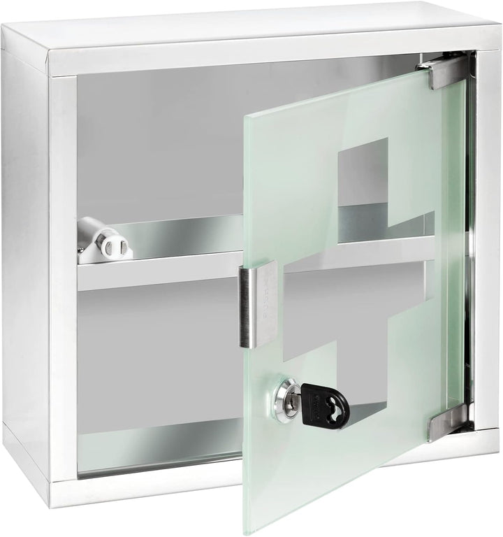 WENKO Medikamentenschrank, Weiss, 25 x 12 x 25 cm 25 x 25 x 12 cm, 25 x 25 x 12 cm