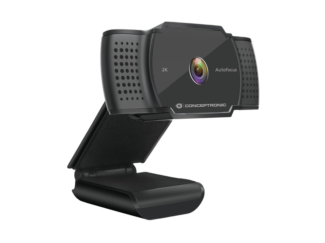Conceptronic Webcam AMDIS 2k Super HD Webcam+Microphone sw 2K Super HD AMDIS02B, 2K Super HD AMDIS02