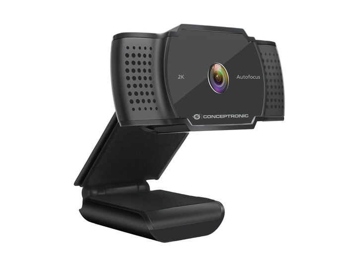 Conceptronic Webcam AMDIS 2k Super HD Webcam+Microphone sw 2K Super HD AMDIS02B, 2K Super HD AMDIS02