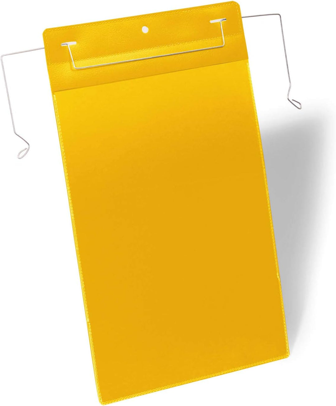 Durable Drahtbügeltasche A4 quer, Packung à 50 Stück, Gelb, 175304 A4 Hochformat, A4 Hochformat
