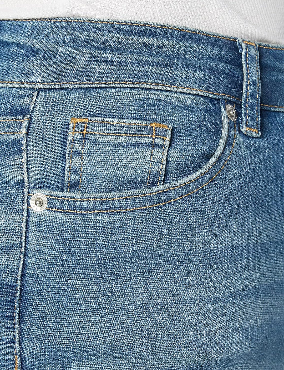 NA-KD Damen Skinny High Waist Jeans 36 Mittelblau, 36 Mittelblau