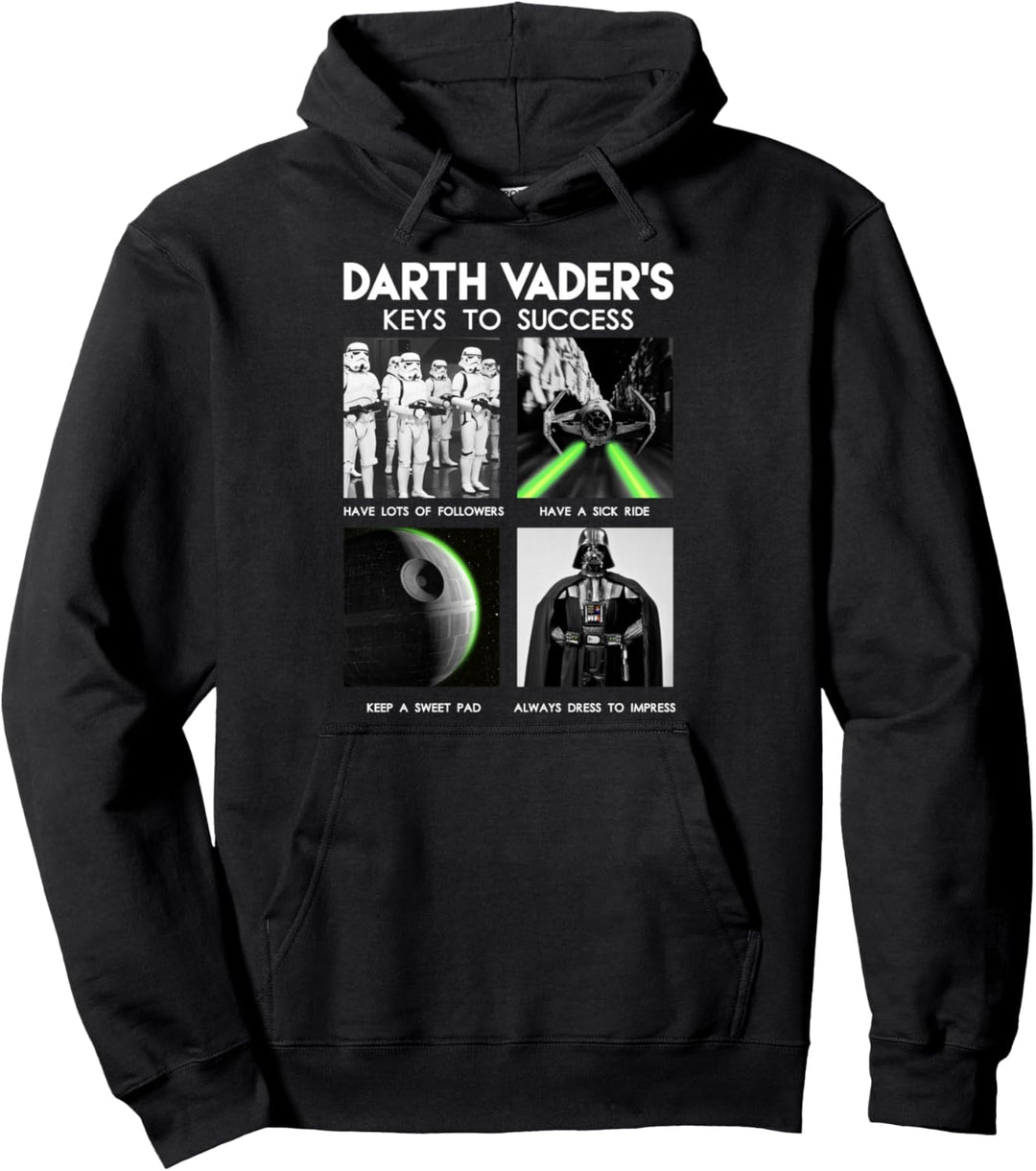 Star Wars Darth Vader's Keys To Success Z1 Pullover Hoodie