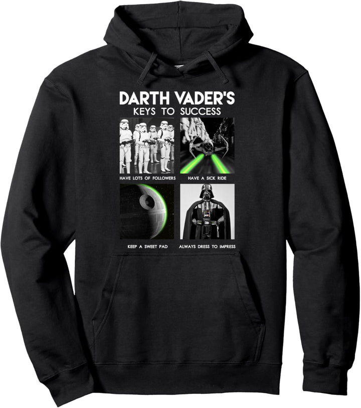 Star Wars Darth Vader's Keys To Success Z1 Pullover Hoodie