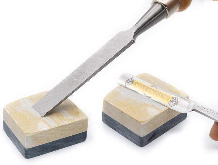 REMOS Gelber Belgischer Brocken Schleifstein - Nr. 3 Grösse 22-27 cm²