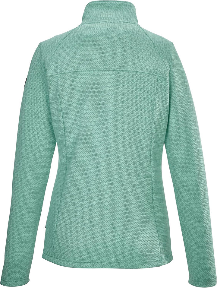 Killtec Damen Kos 102 Wmn Flx Jckt Stretchjacke mit Stehkragen/Fleecejacke 38 pistazie, 38 pistazie