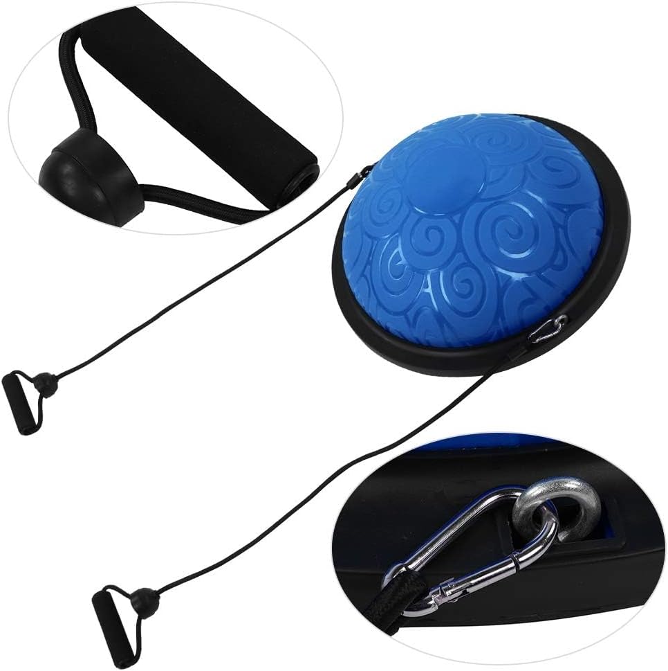 Ejoyous Balance Ball Trainer, 46cm Anti-Rutsch Balance Board Halbkugel Gymnastikball Yoga Halbball m
