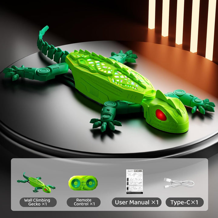 Wandkletterer Gecko Ferngesteuertes Ladegecko, RC Auto Echse Monstertruck | Wandkletterer Gecko Fern