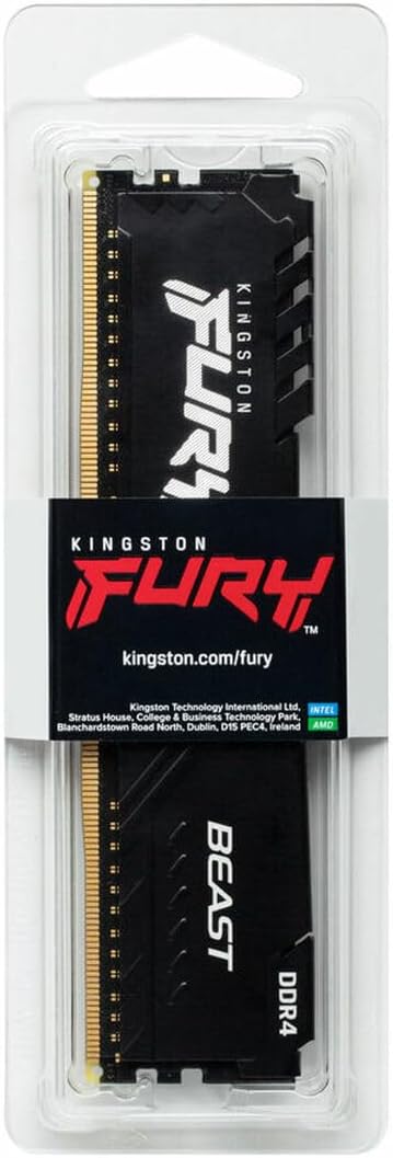 Kingston FURY Beast 16GB 3200MHz DDR4 CL16 Desktop Speicher Einzelnes Modul KF432C16BB1/16 16GB Modu