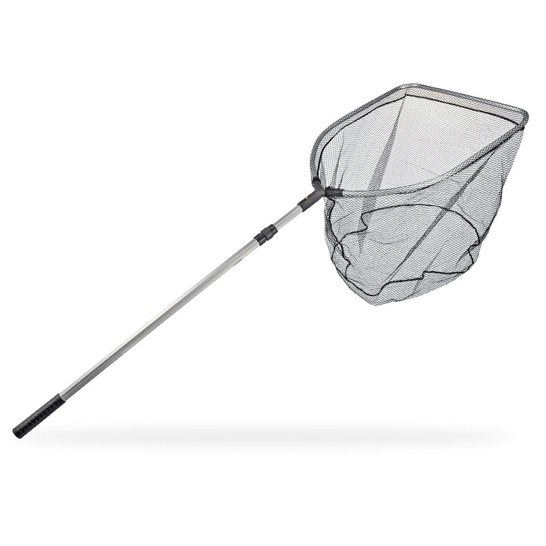 Kescher eckig 60x50cm Teleskop bis 2,15m Teich Angelkescher Angelzubehör