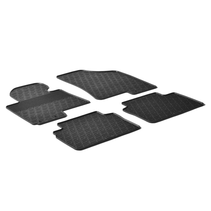 Satz Gummimatten kompatibel mit Hyundai ix35 / Kia Sportage 5 türer 2010-2016 (G Profil 4-teilig + M