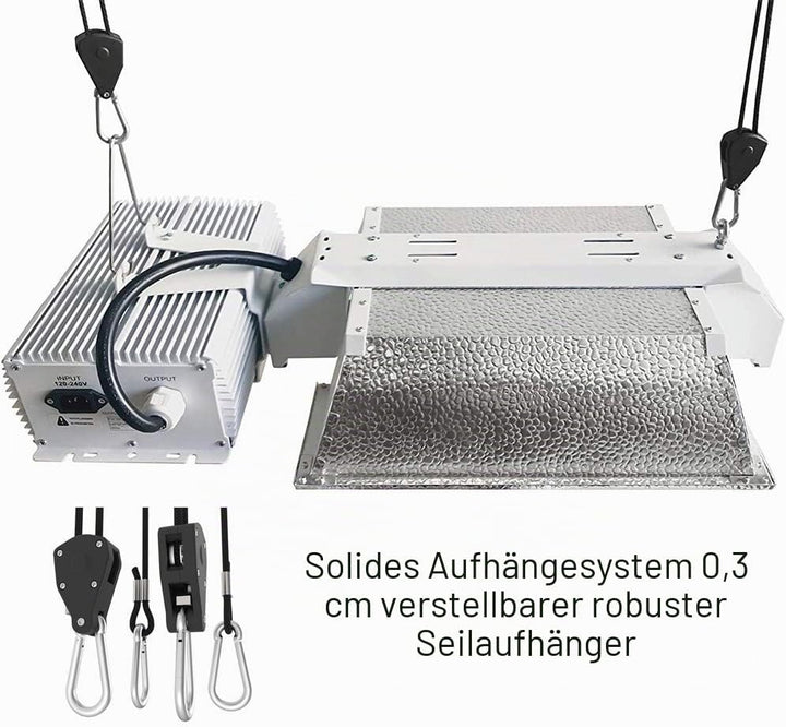 6 Paar 0,3 cm robuste Ratschenaufhänger, verstellbare Seilaufhänger für Pflanzenventilator, Filter,