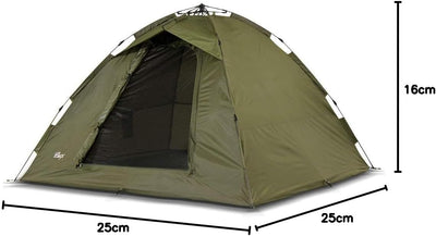 Lucx® Ruck Zuck Zelt/Angelzelt / 1-2 Man Bivvy / 1-2 Mann Karpfenzelt/Campingzelt/Sekundenzelt/Schne