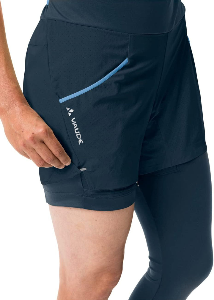 VAUDE Damen Hose Women's Crana Zo Pants 38 Dark Sea, 38 Dark Sea