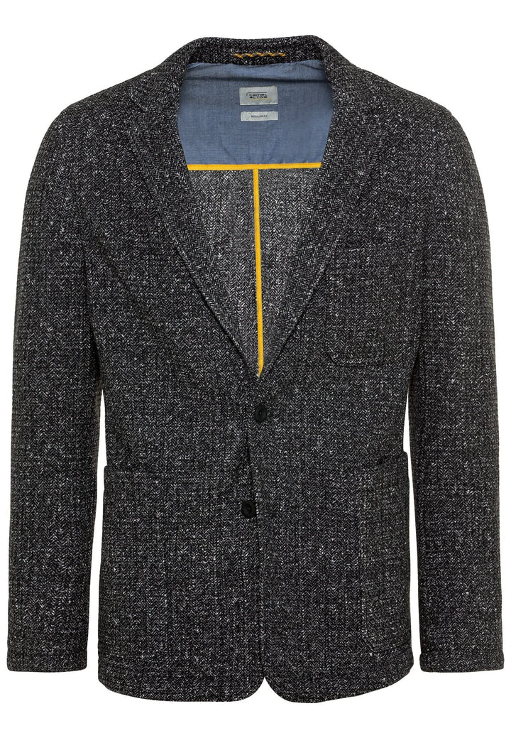 camel active Herren 442305/8i37 Lässiger Blazer 56 Grau, 56 Grau